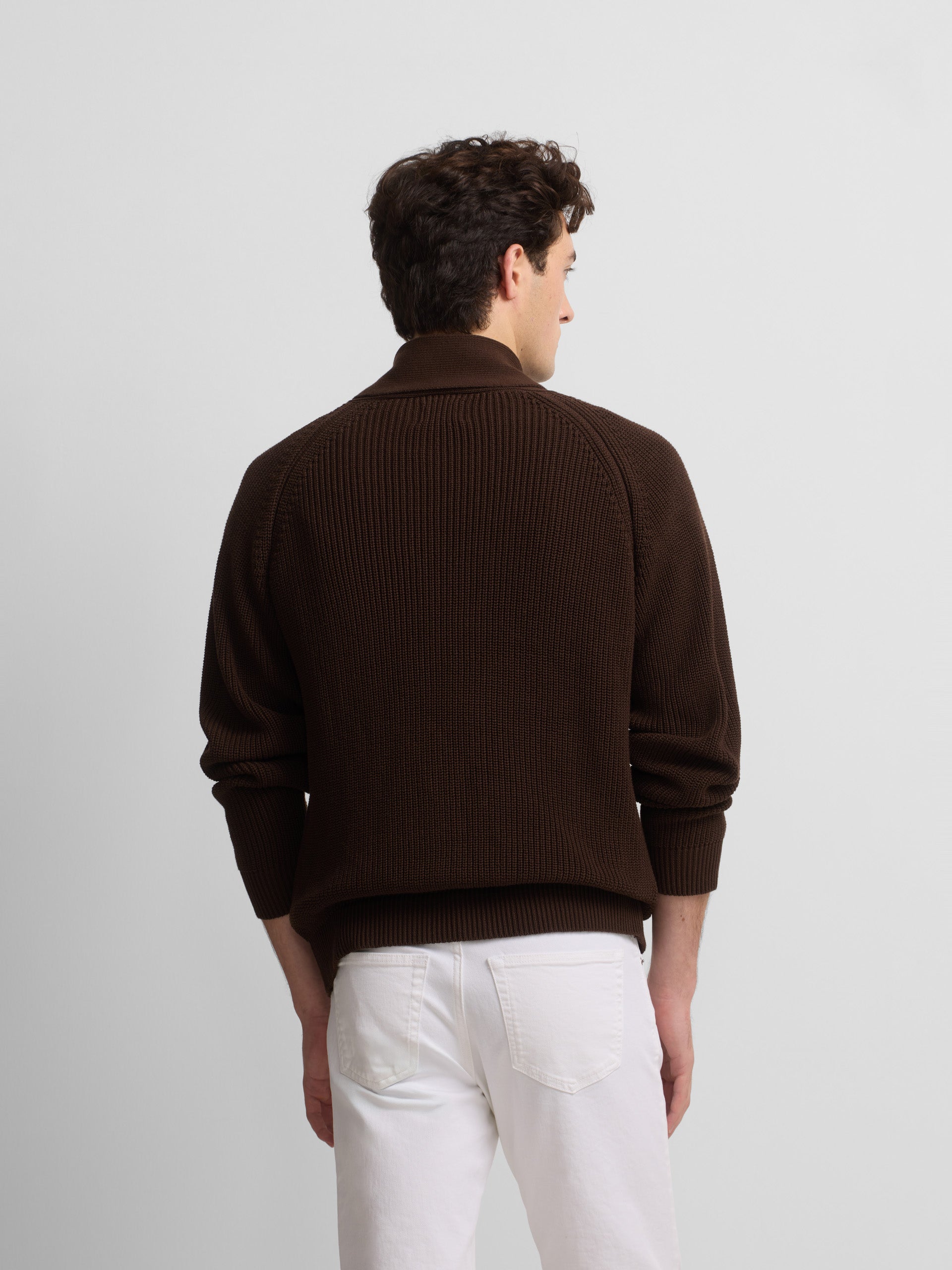 Cardigan canale cruise marron