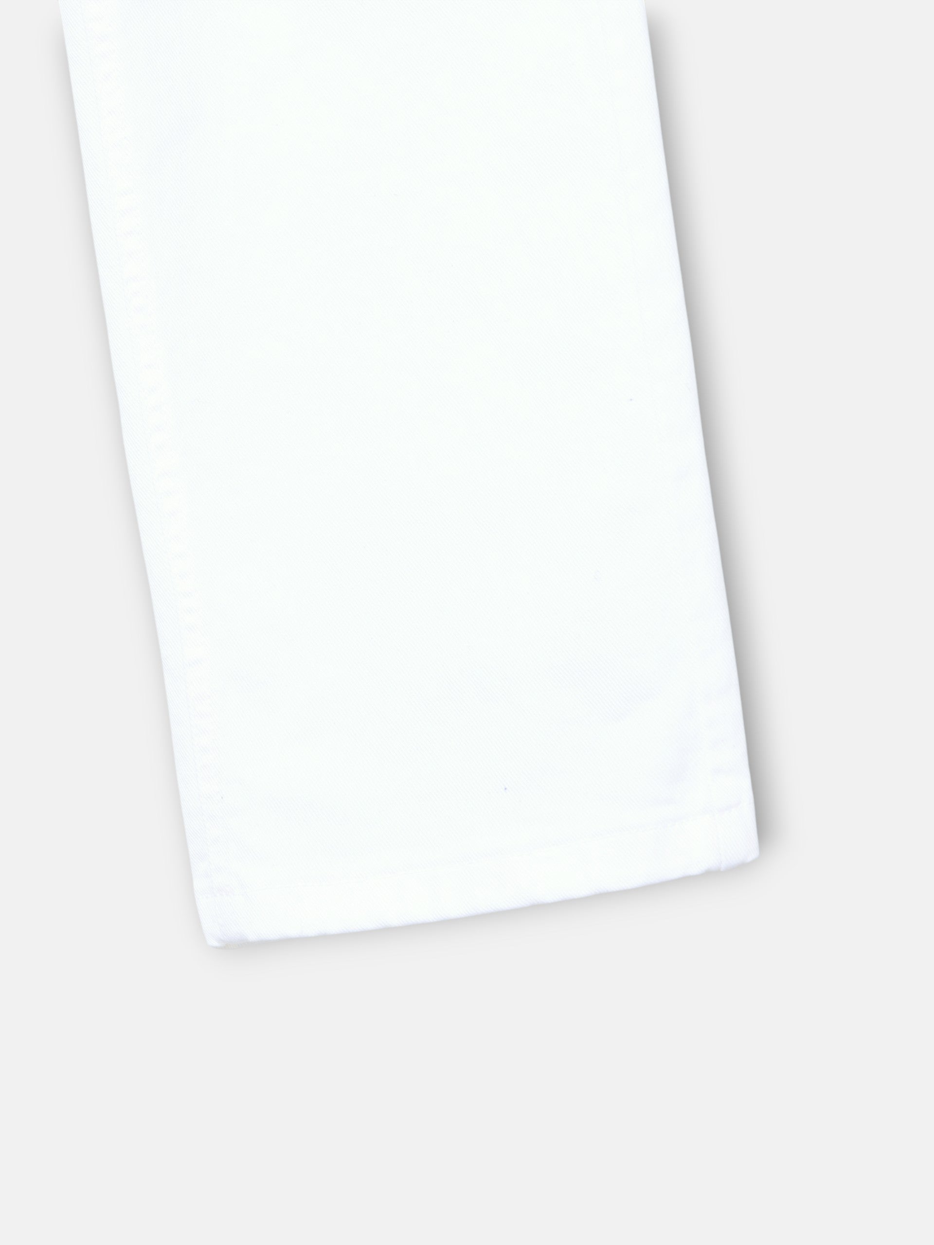 White cruise denim sport pants