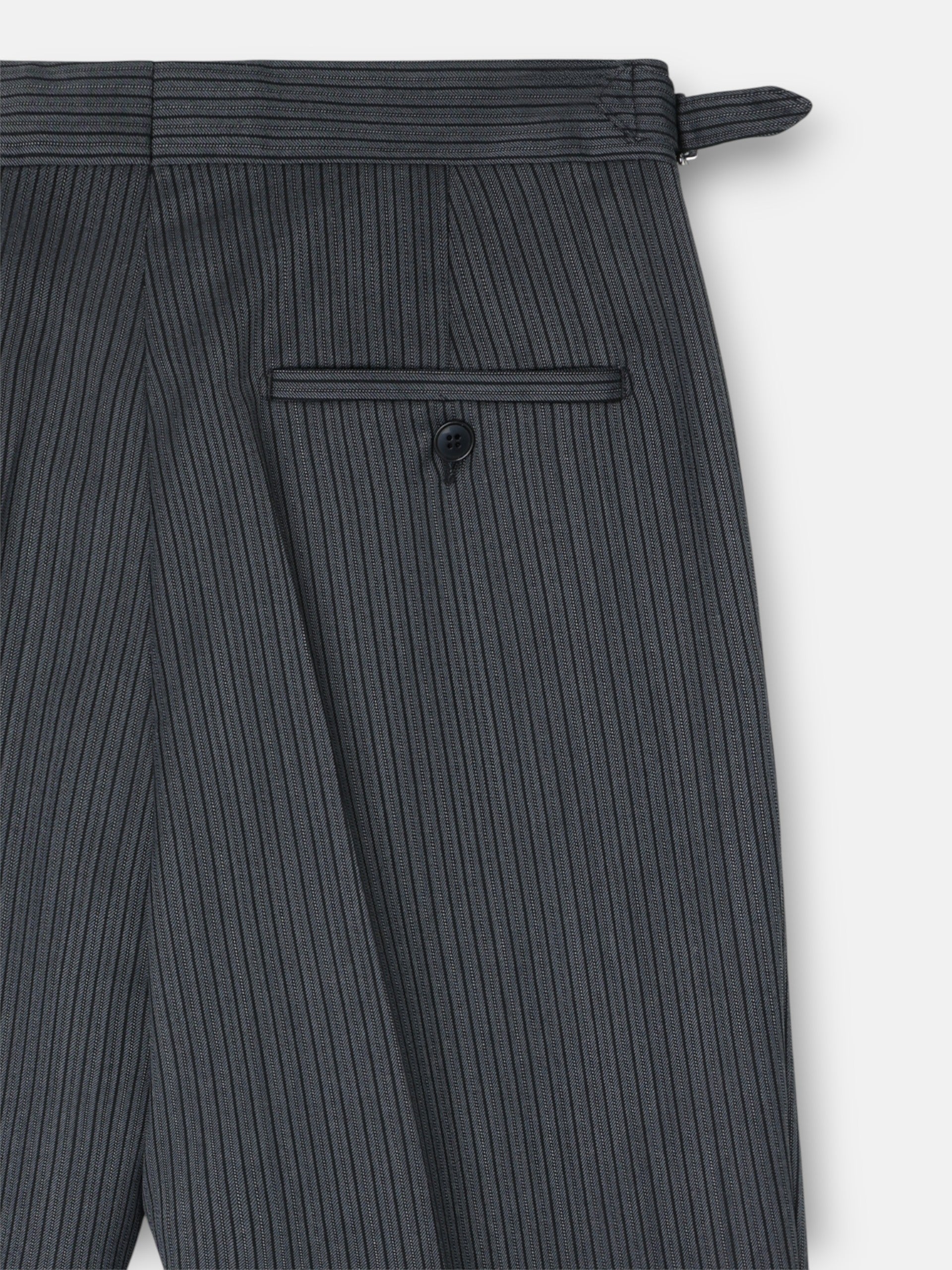 Classic dark stretch jacket pants