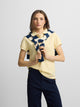 Classic yellow women's polo shirt