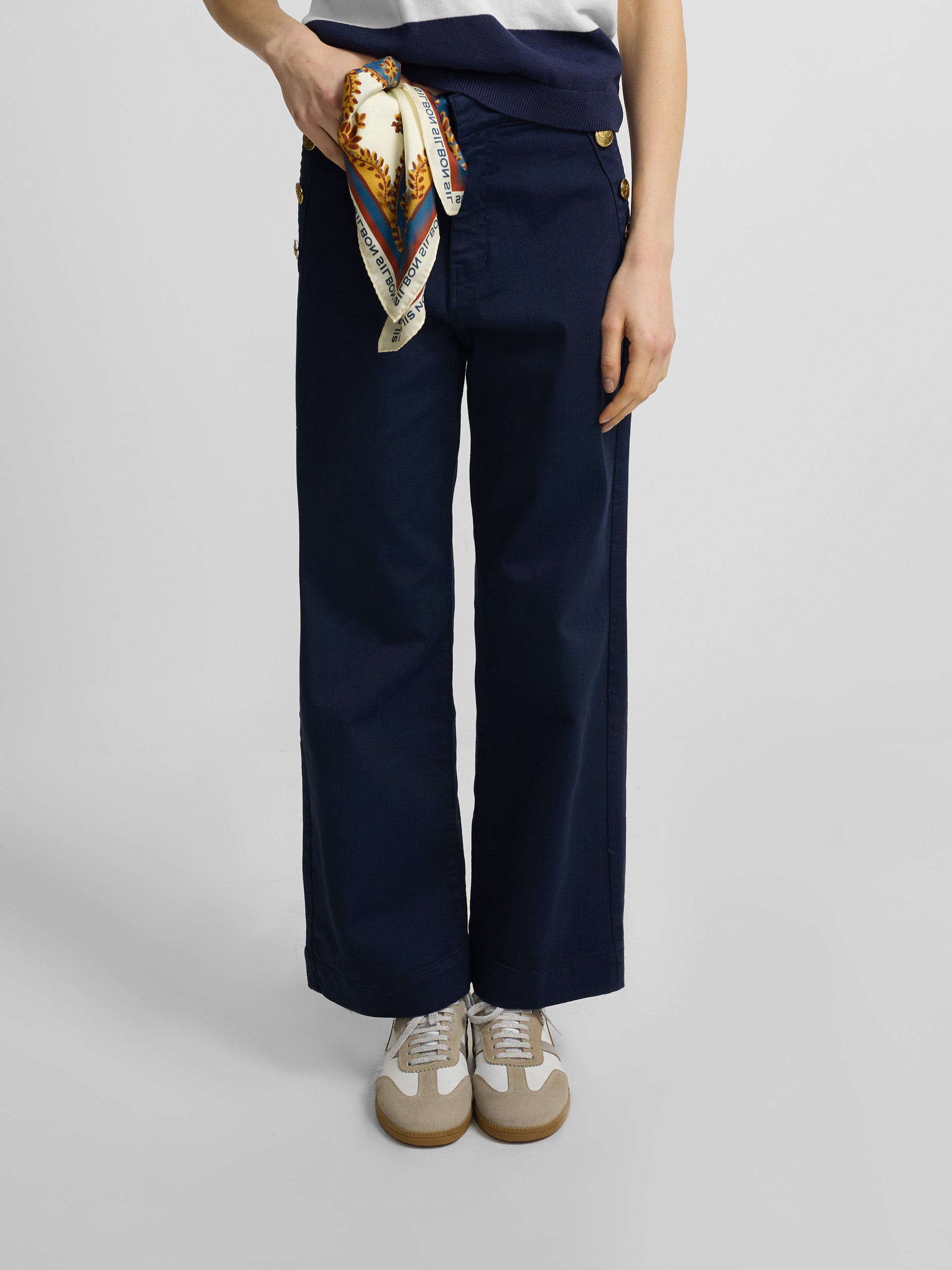 Pantalon marinero azul marino