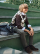 Pantalon cargo sport enfant vert