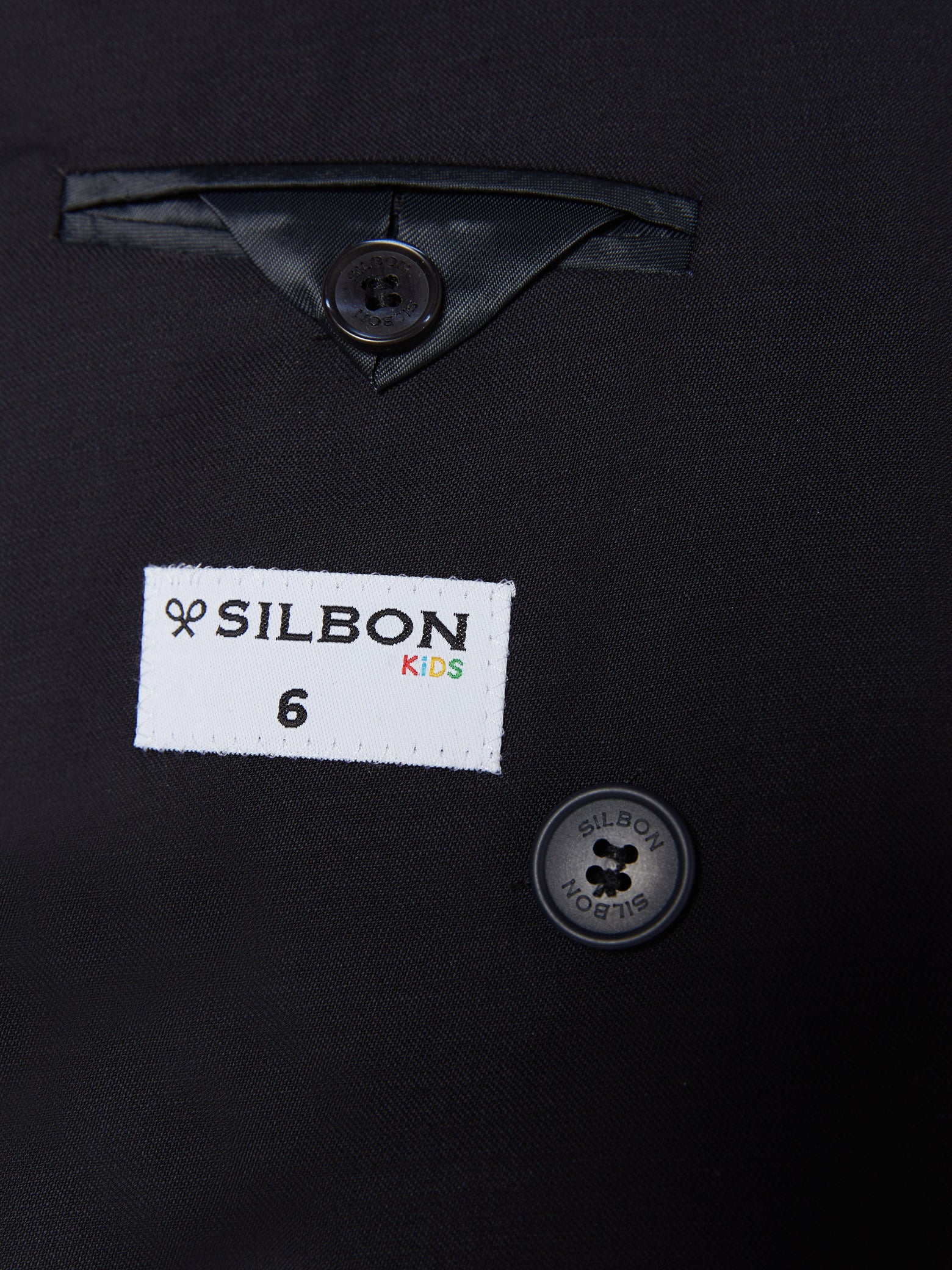 Americana kids cruzada azul marino