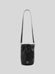 Black bucket bag