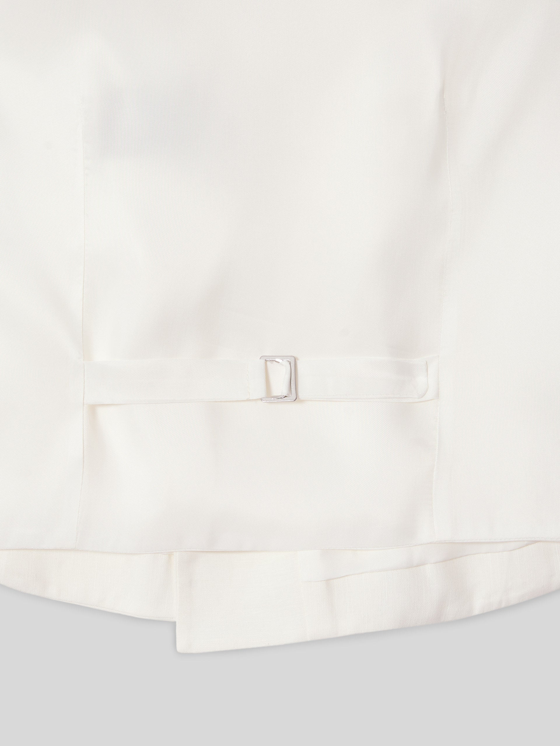 Chaleco chaque clasico blanco roto