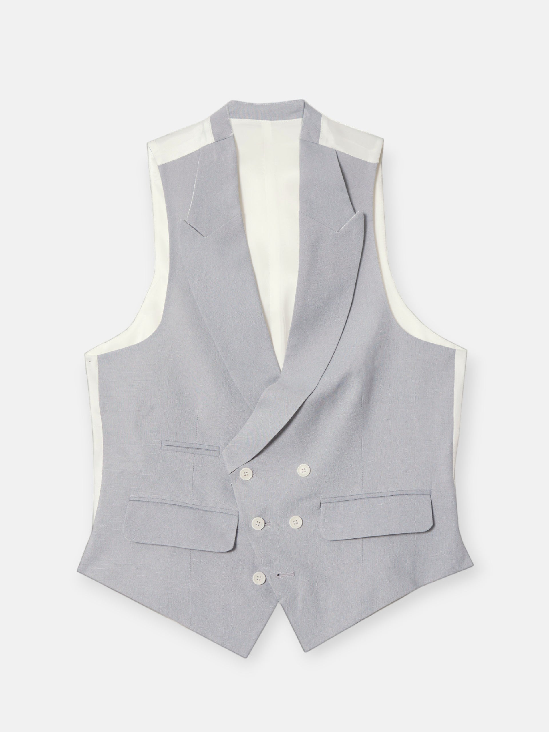 Colete chaque tailoring azul médio