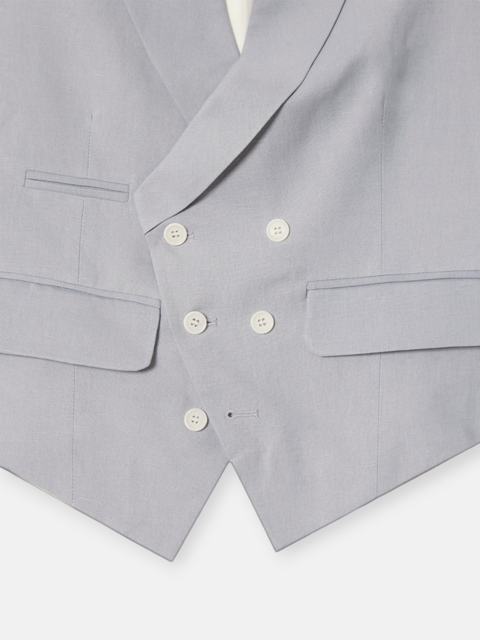 Colete chaque tailoring azul médio