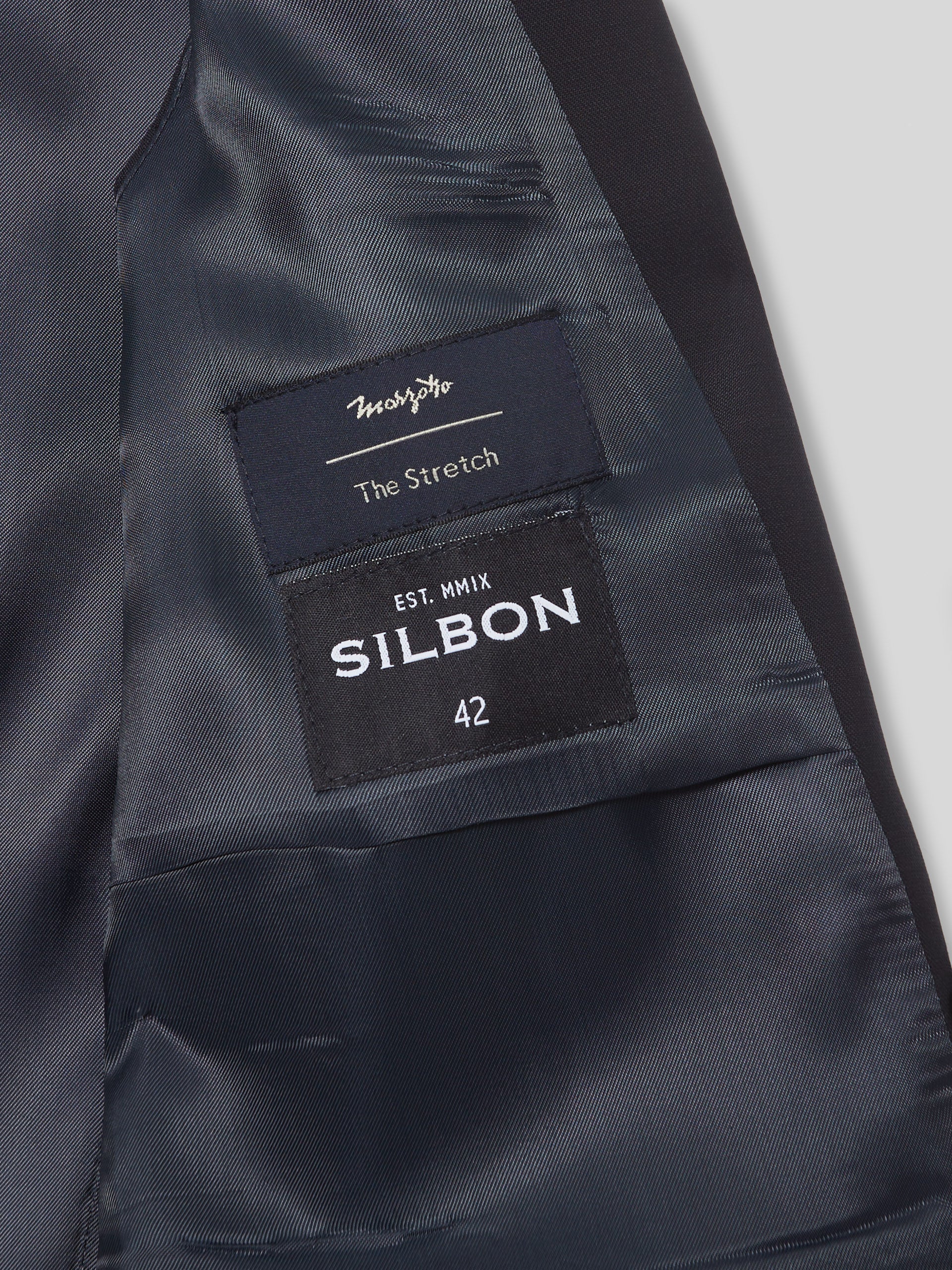 Chaleco vestir stretch cuello redondo azul marino