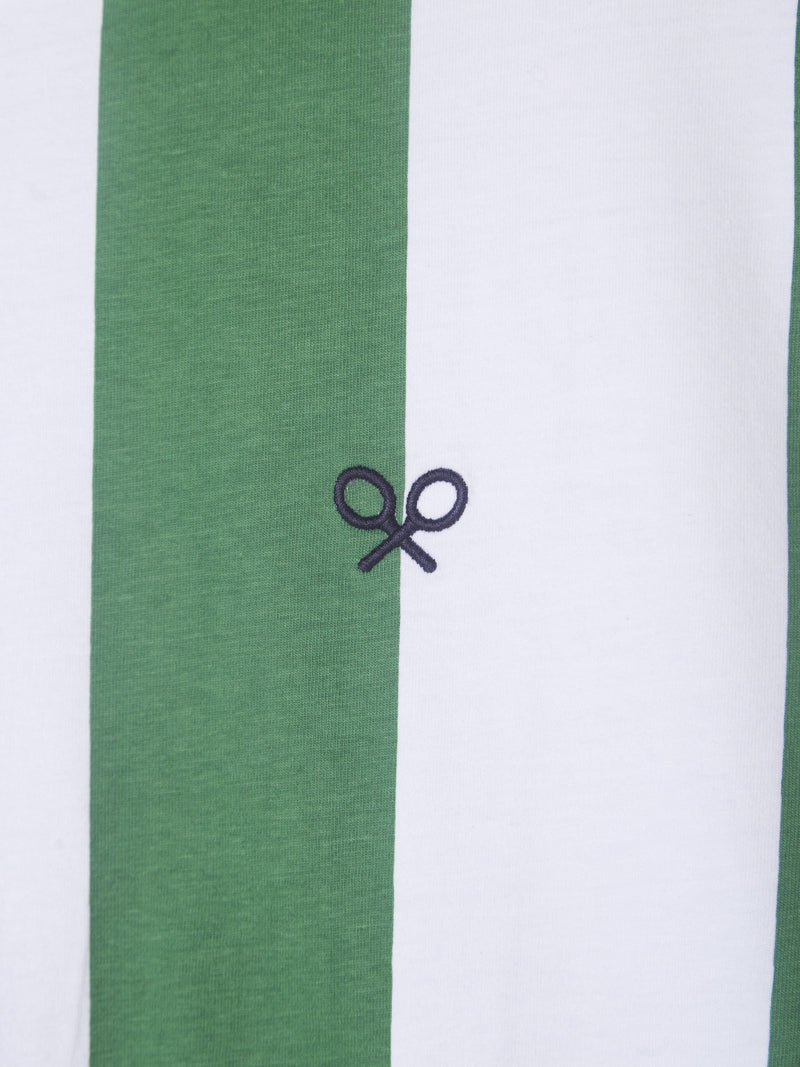 Camiseta retro blanquiverde silbon blanca