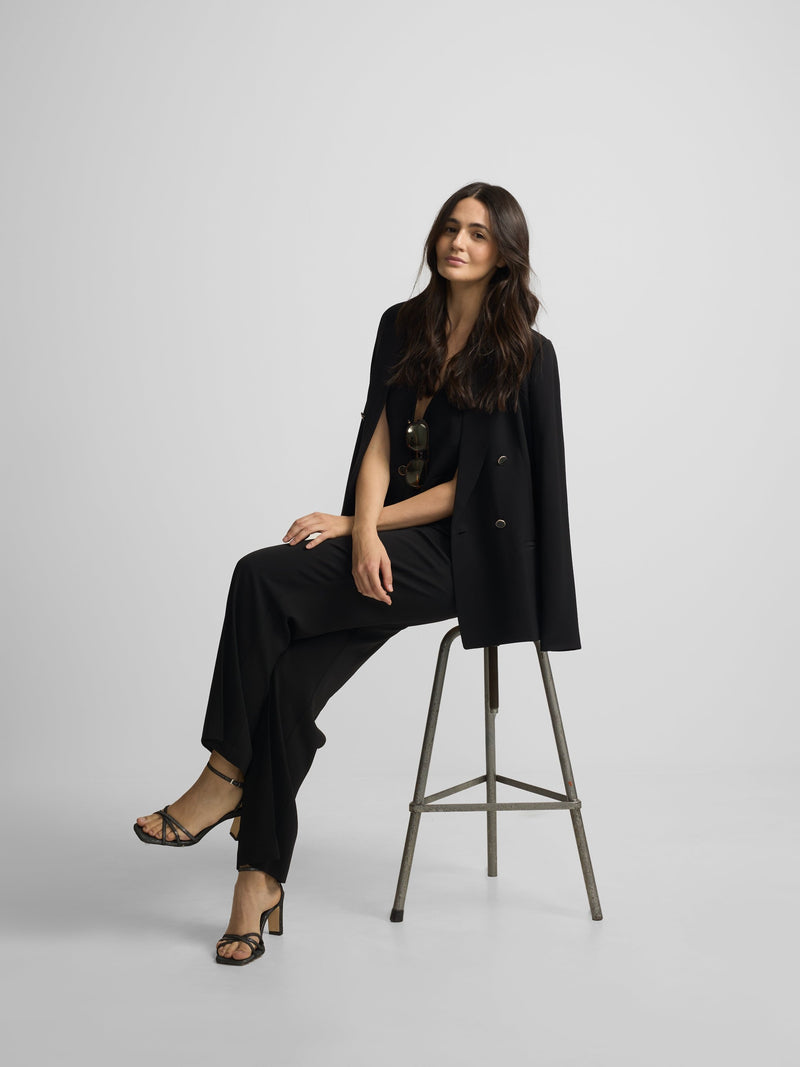 Veste blazer femme classique noire