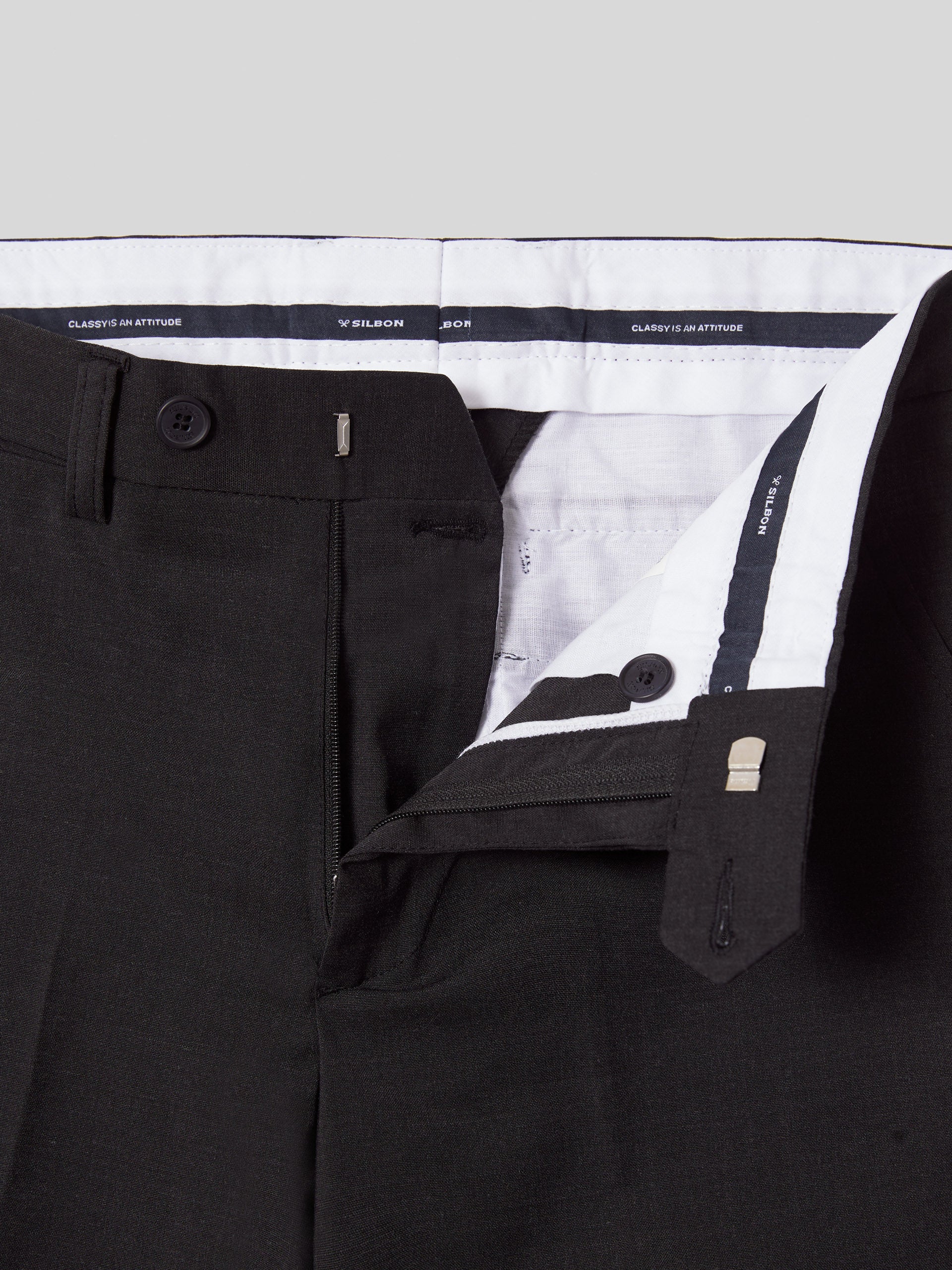 Pantalon vestir classic gris oscuro