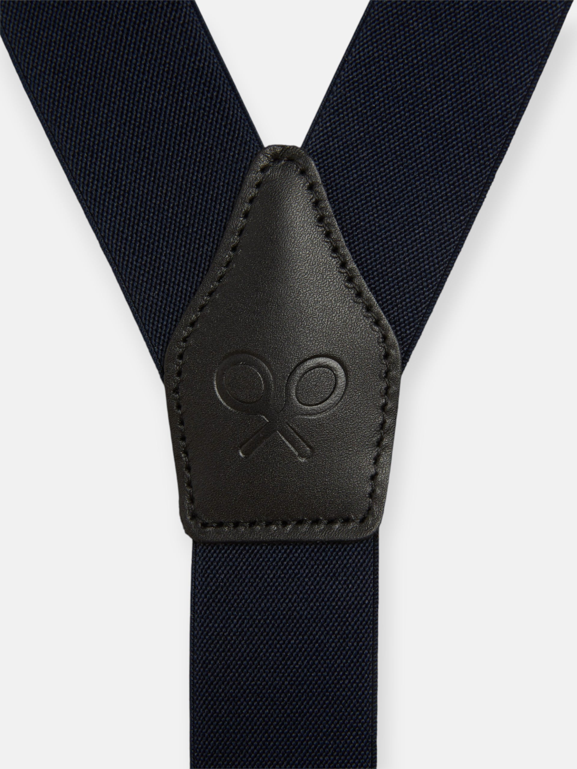 Plain navy blue silbon brace