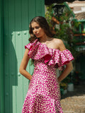 Coleção Top Event estampado roxo