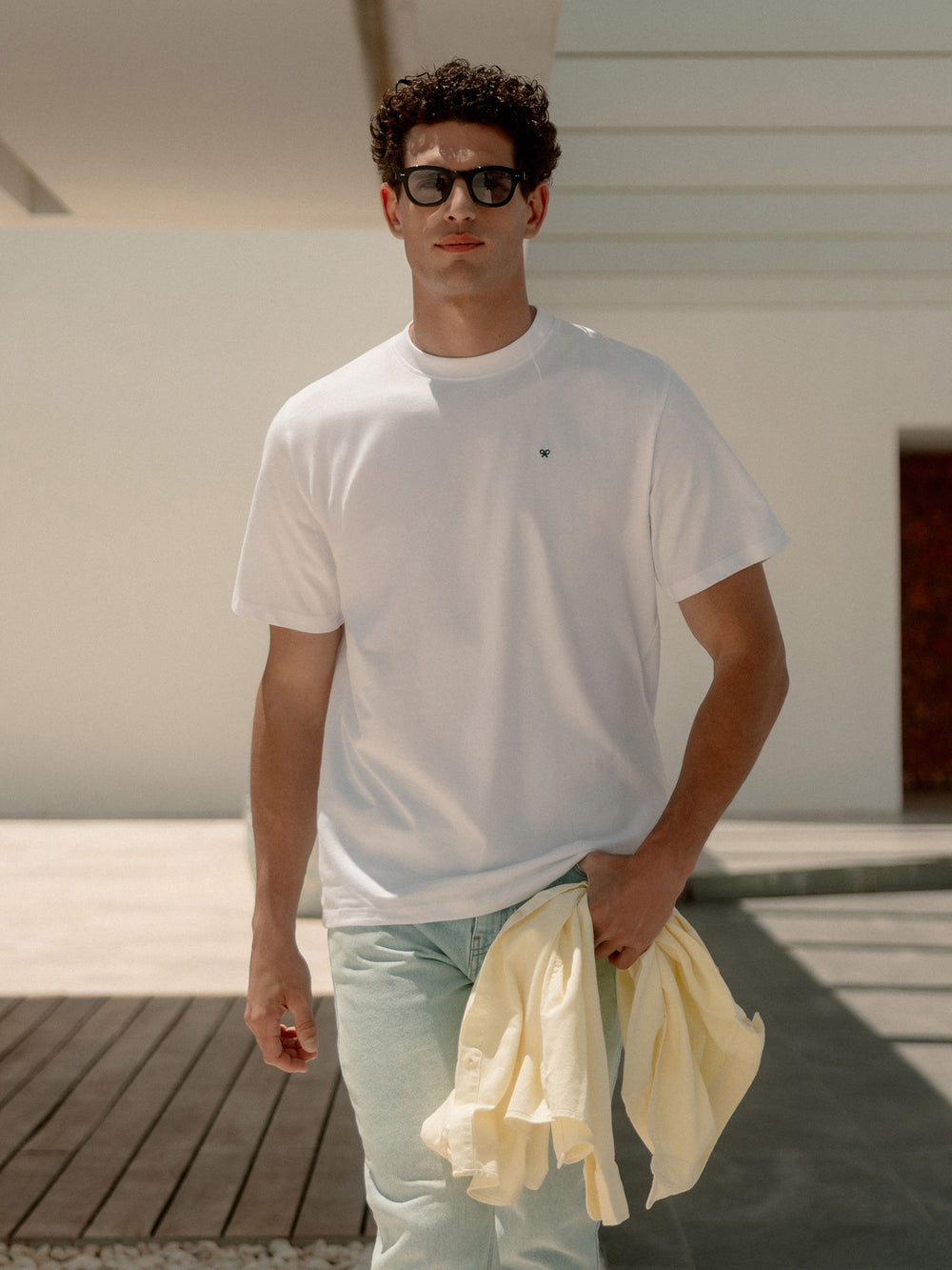 Camisola Silbon minilogo branco