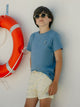 Kids yellow multiracket swimsuit
