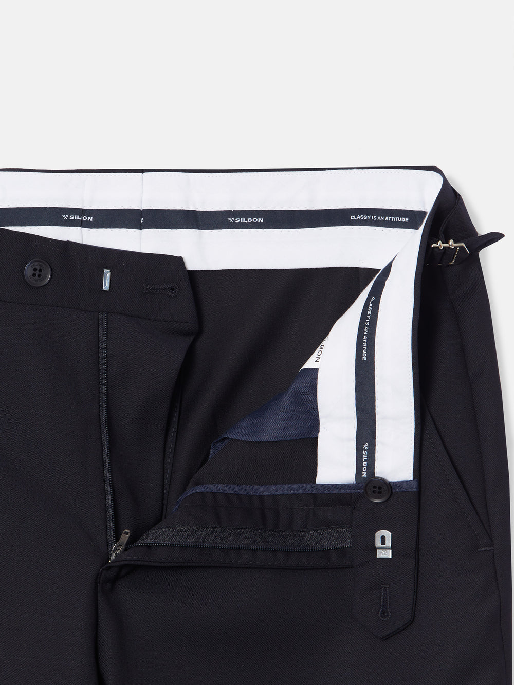 Pantalon chaque stretch azul marino