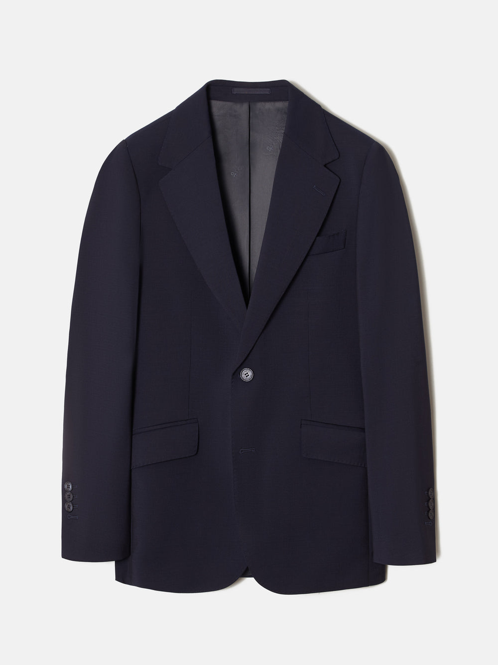 Light blue stretch natural suit jacket