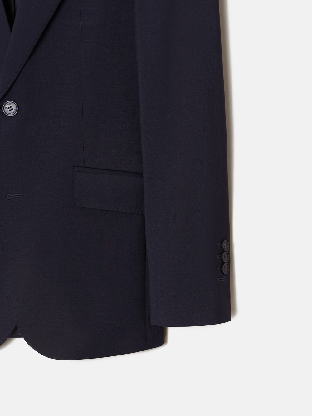 Light blue stretch natural suit jacket