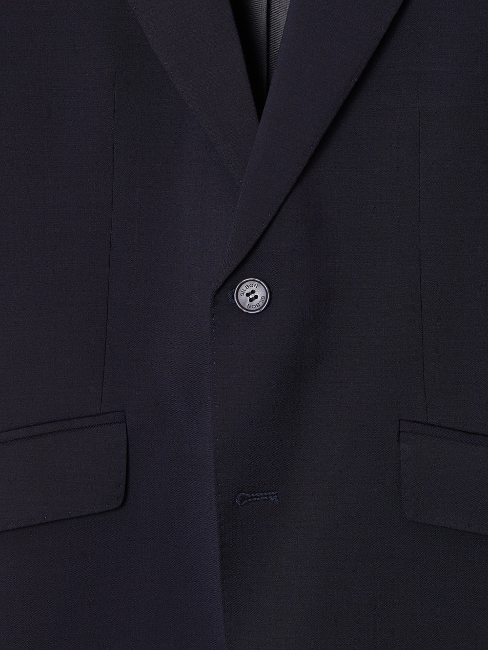 Light blue stretch natural suit jacket