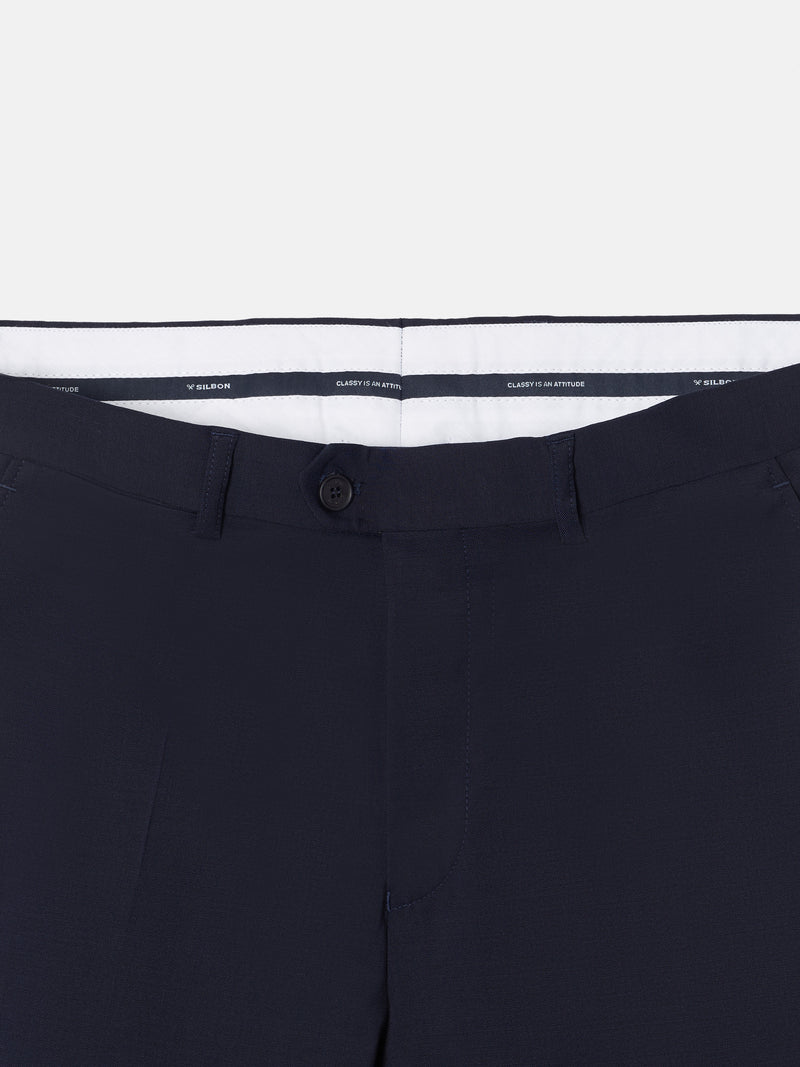 Pantalon de costume stretch naturel bleu clair