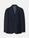 Veste de costume œil de perdrix bleu marine