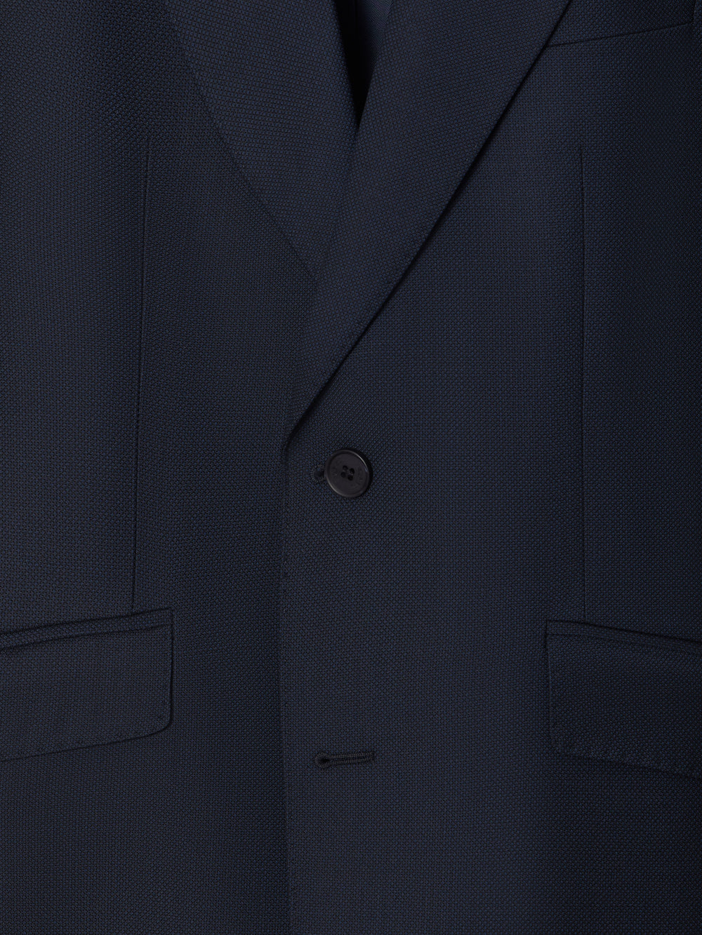 Blazer olho de perdiz azul-marinho