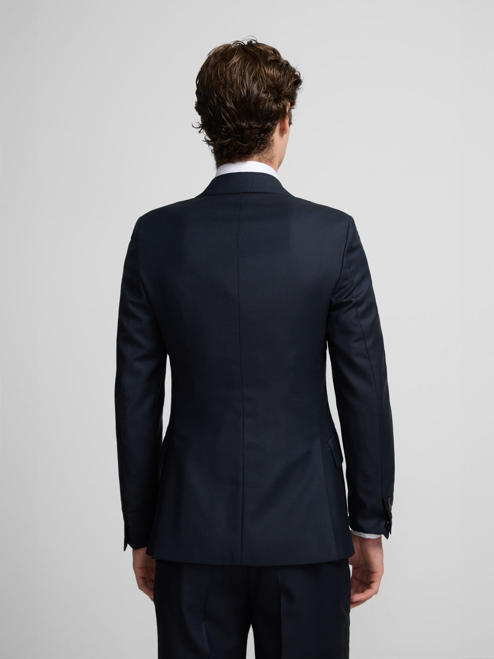 Blazer olho de perdiz azul-marinho