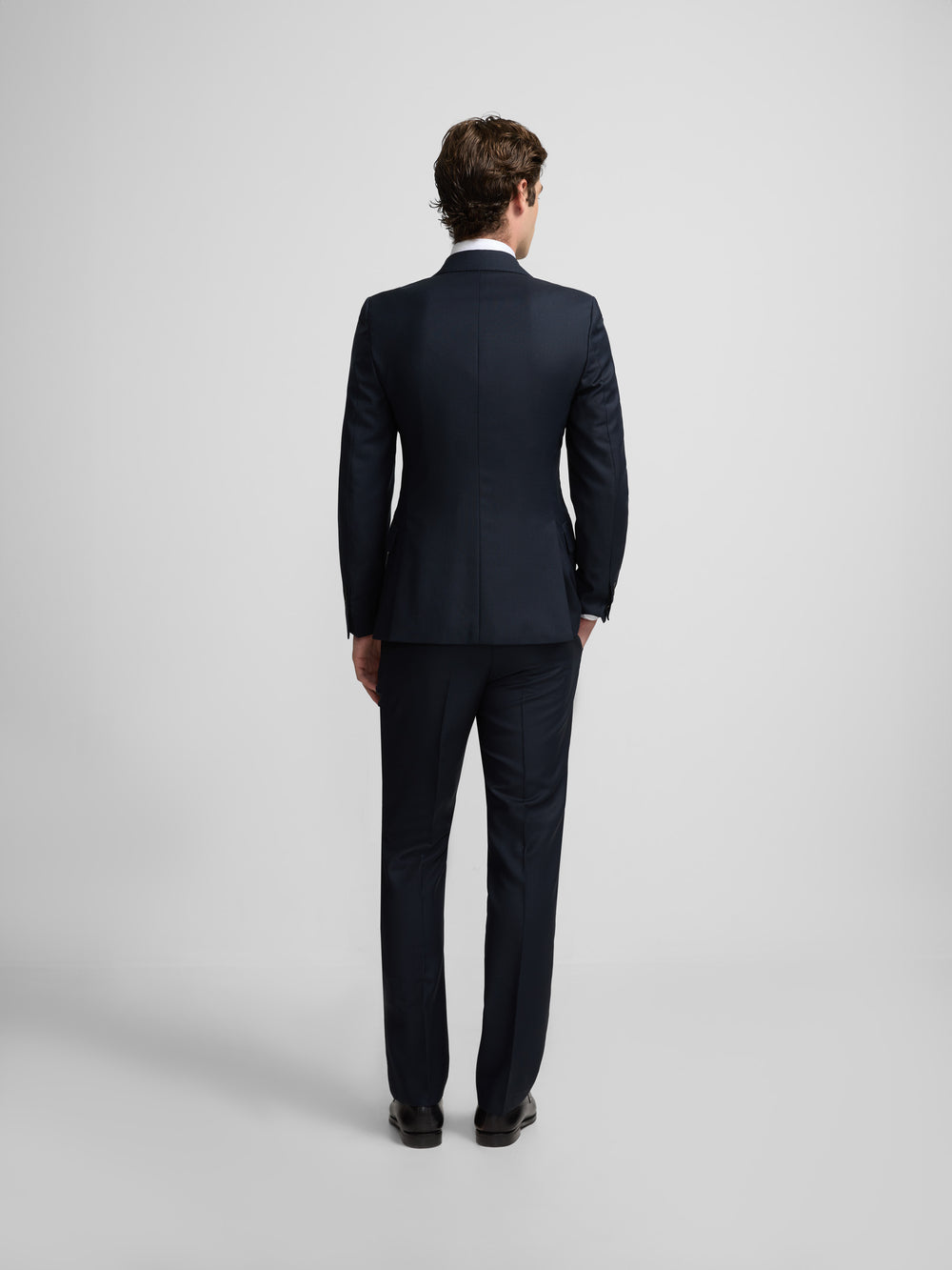 Blazer olho de perdiz azul-marinho