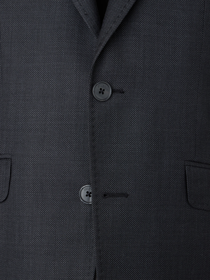 Blazer de fato olho de perdiz cinzento