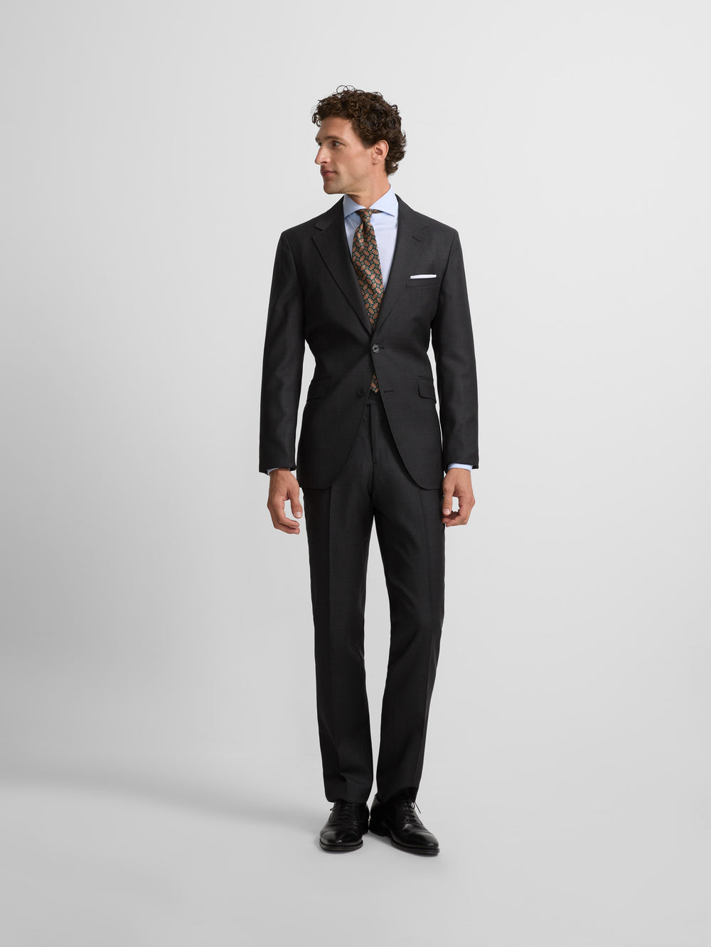 Americana suit ojo de perdiz gris