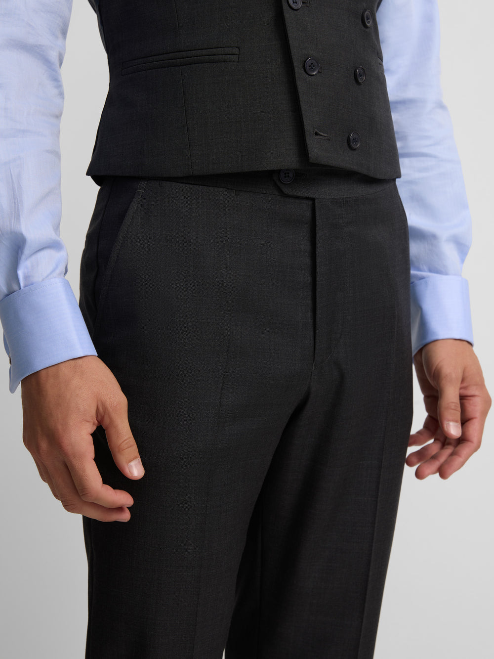 Pantalon chaque stretch gris