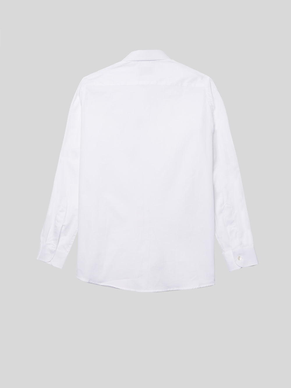 Camisa vestir kids puño simple blanca