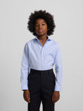 Camisa vestir kids puño simple celeste