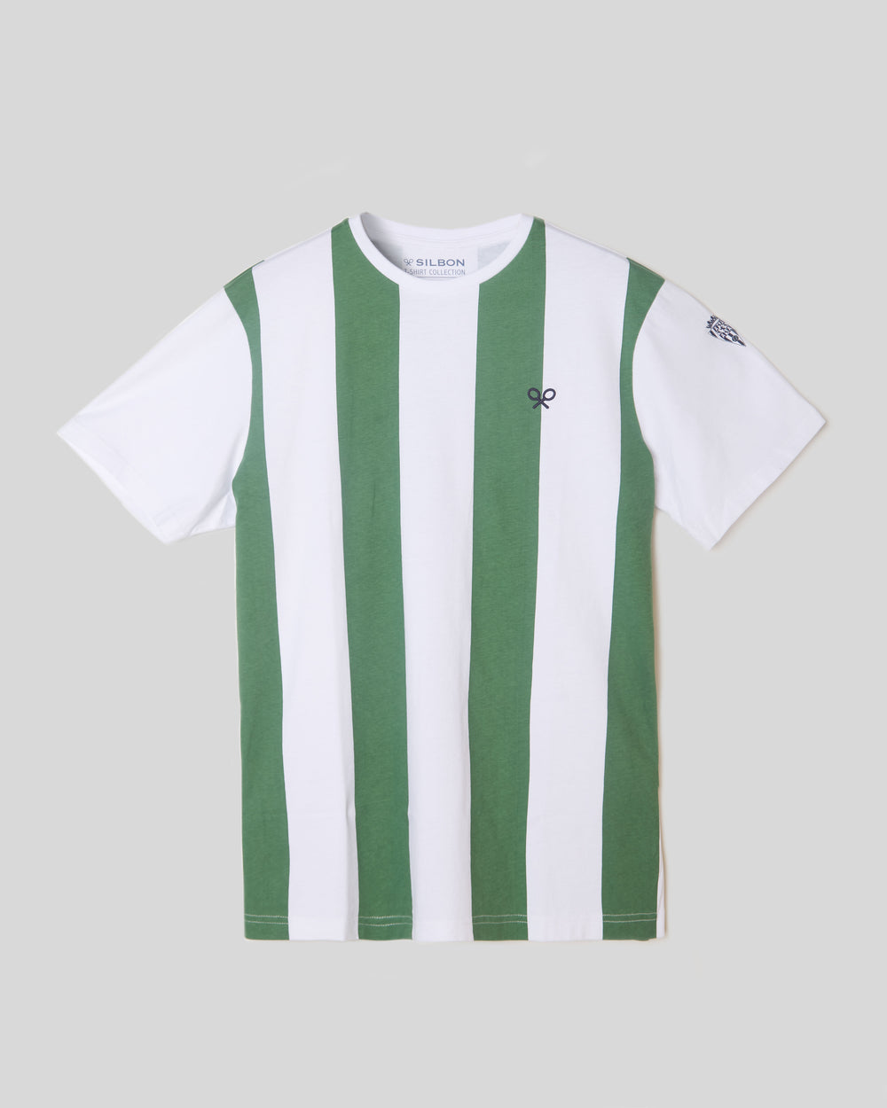 Camiseta retro blanquiverde silbon blanca