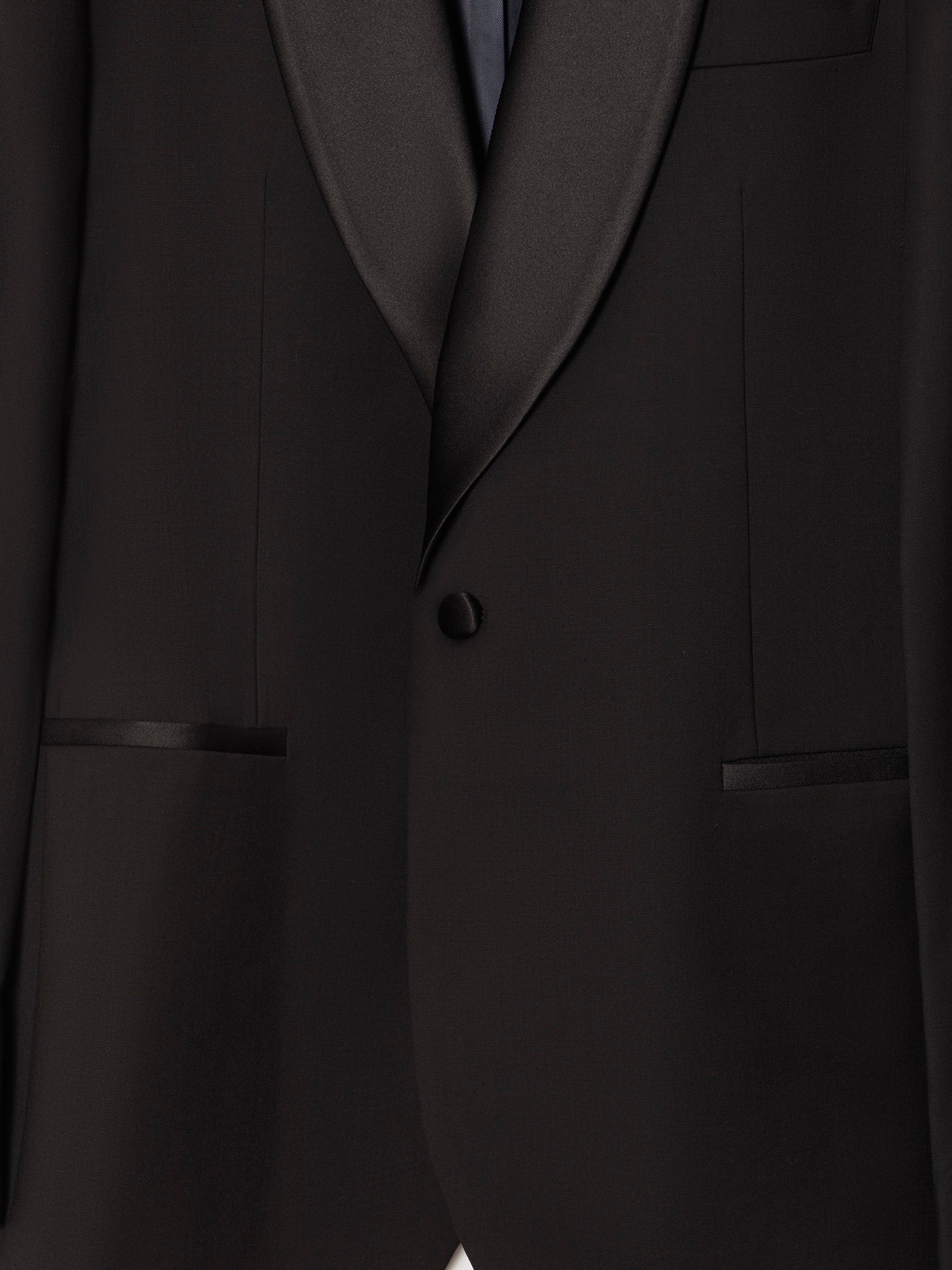 Black silbon tuxedo jacket