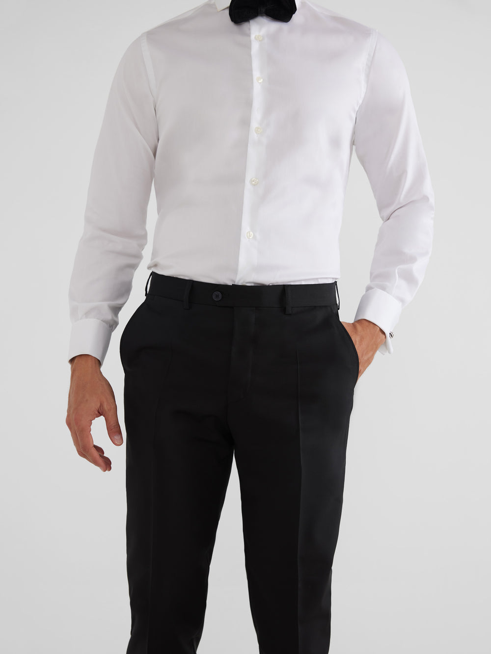 Calças de smoking Silbon pretas