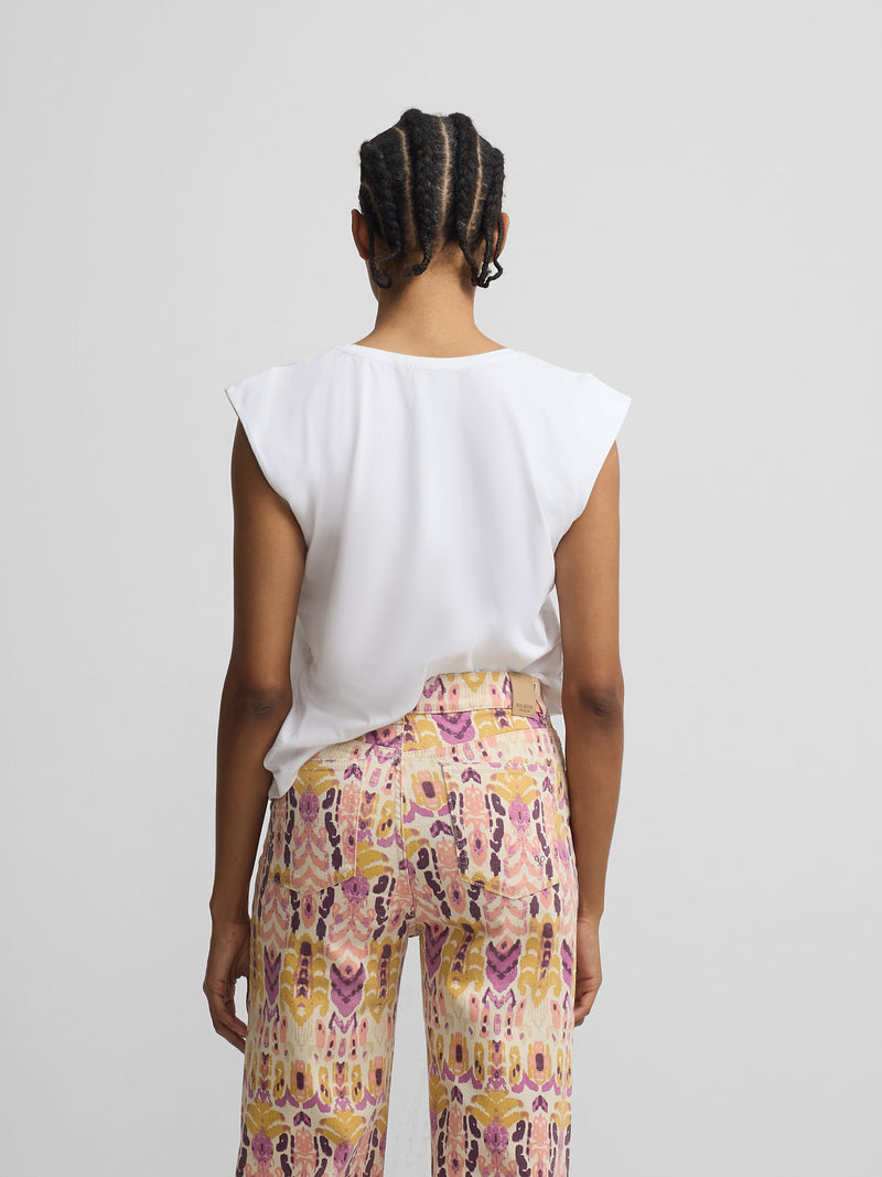Camiseta woman sun blanca