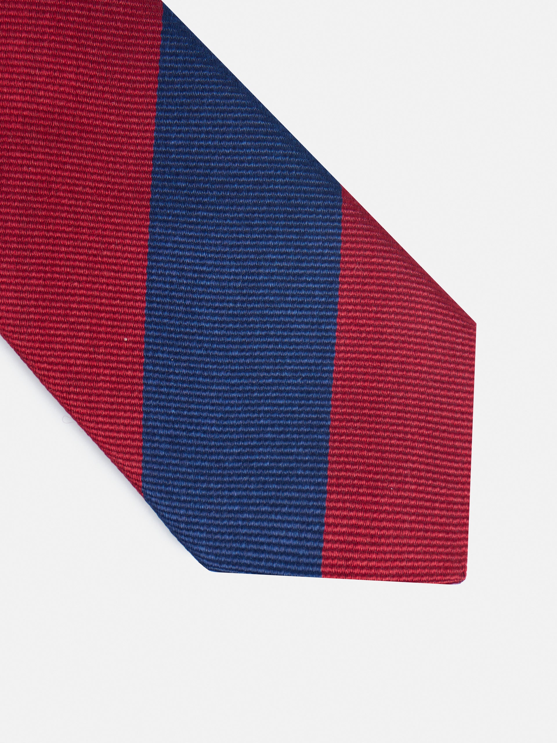 Red regimental stripe kids tie