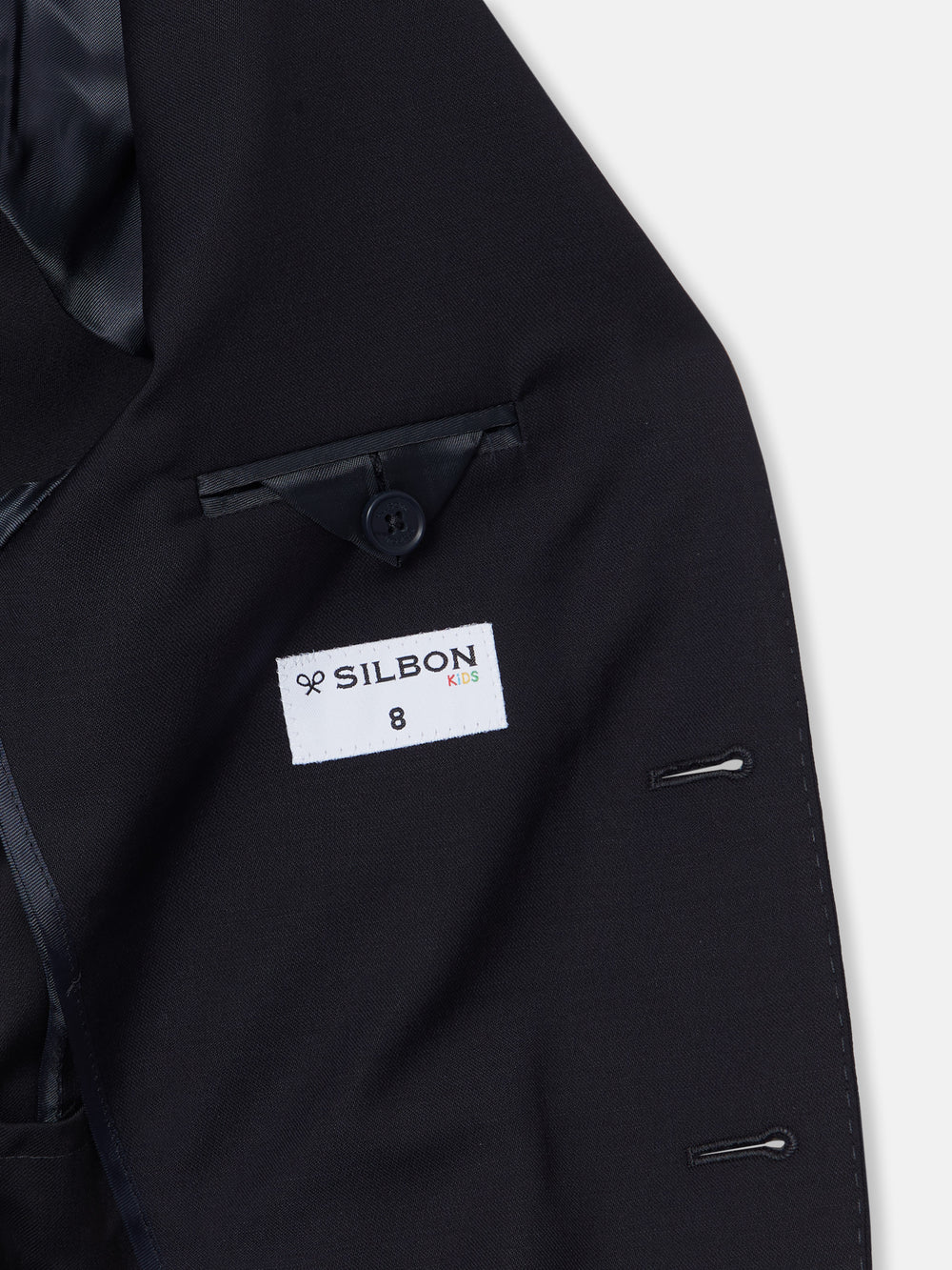 Americana kids clasica lisa azul marino