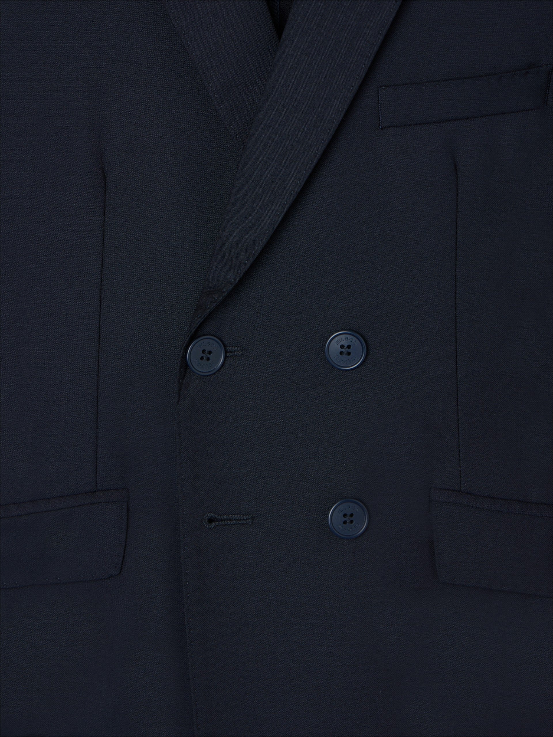 Americana kids cruzada azul marino