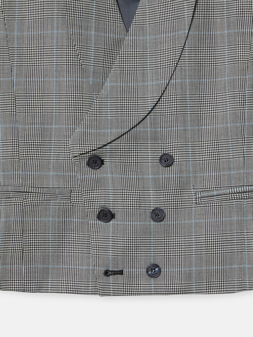 Colete chaque Silbon príncipe de Gales cinzento