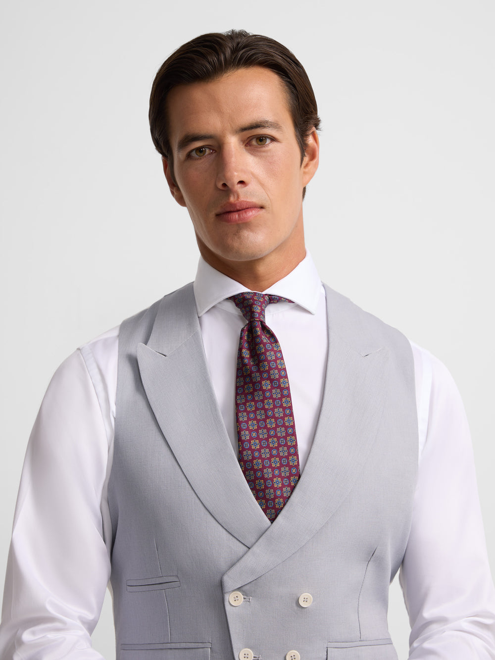 Colete chaque tailoring azul médio