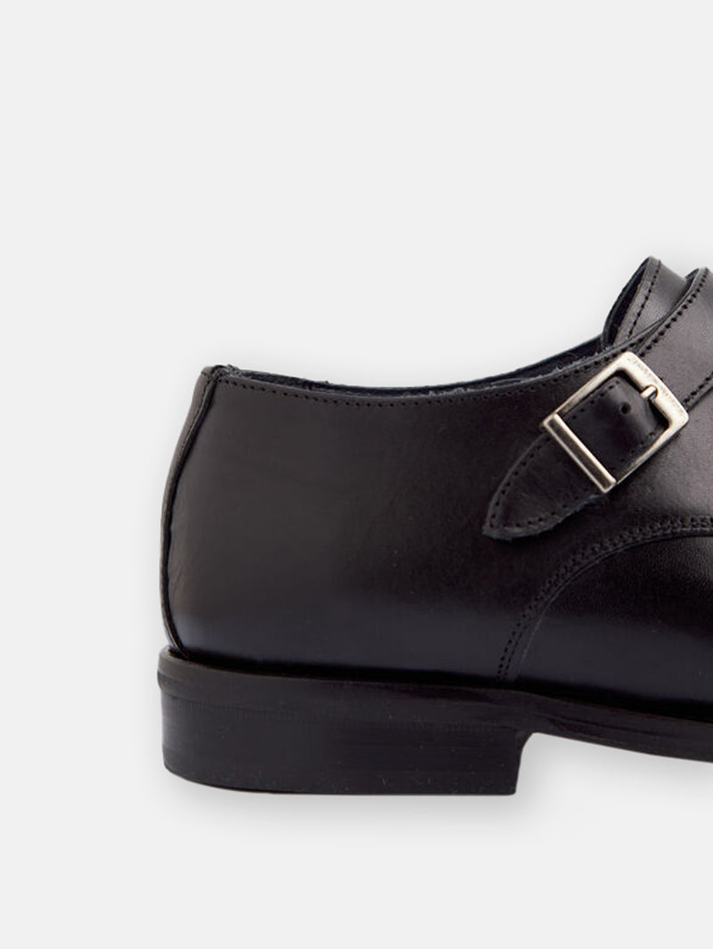Zapato vestir monkstrap piel negro