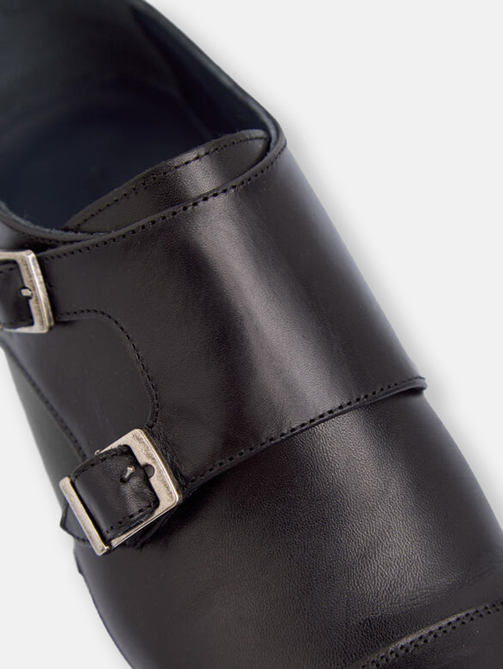 Zapato vestir monkstrap piel negro