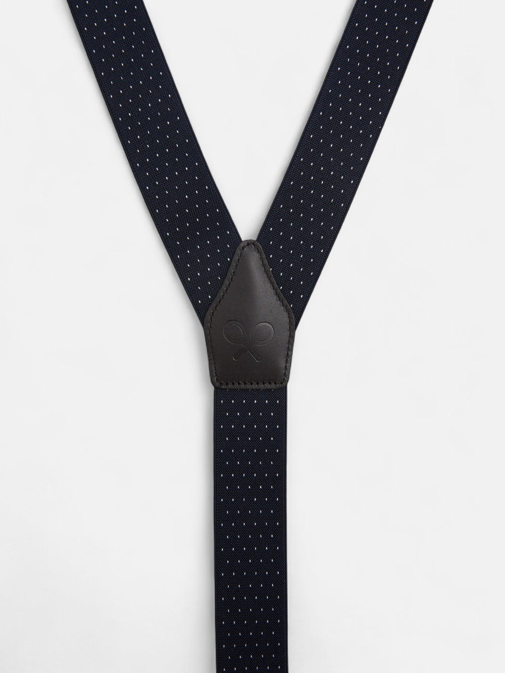 Alça Silbon pontos azul-marinho