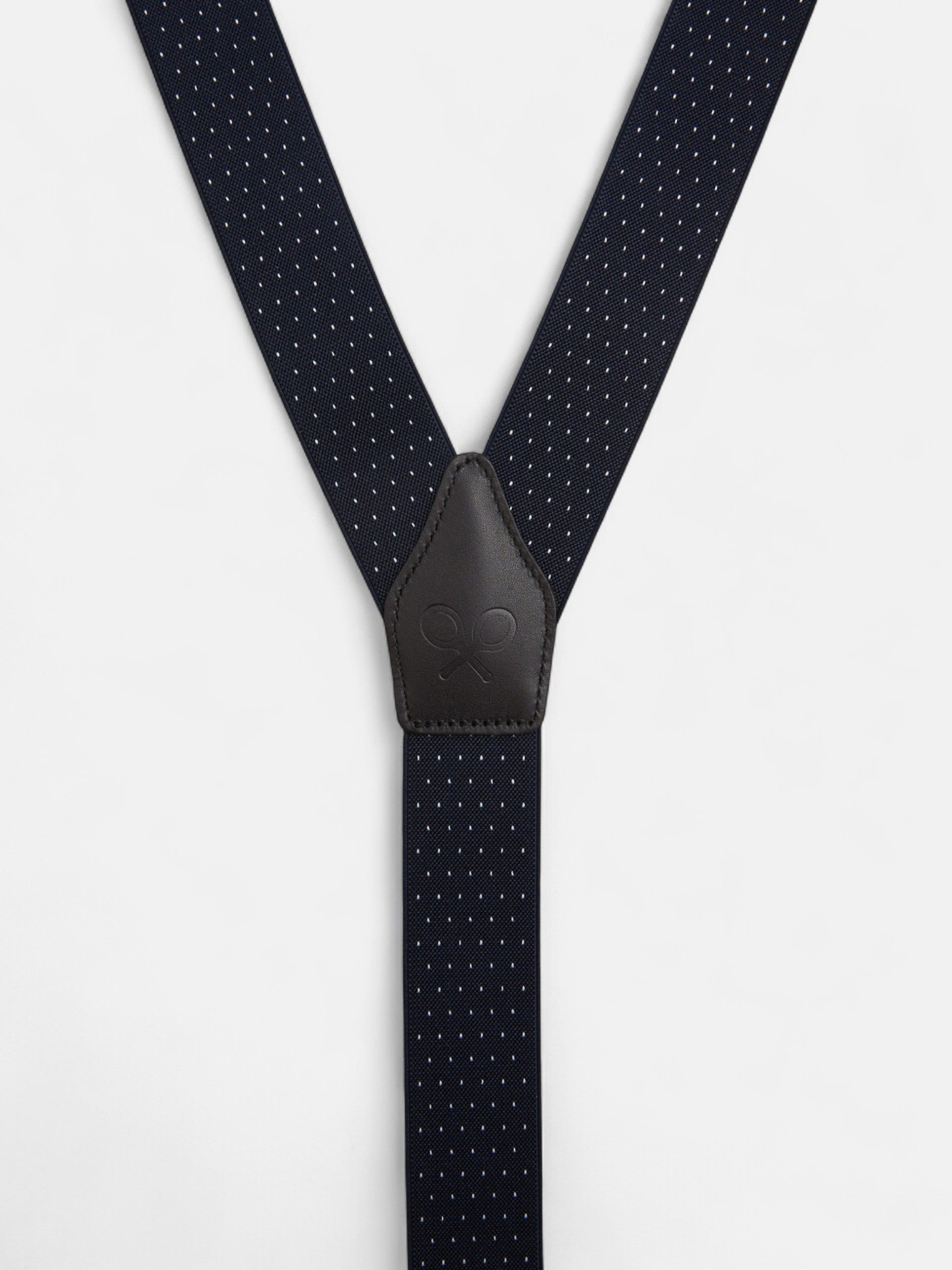 Alça Silbon pontos azul-marinho