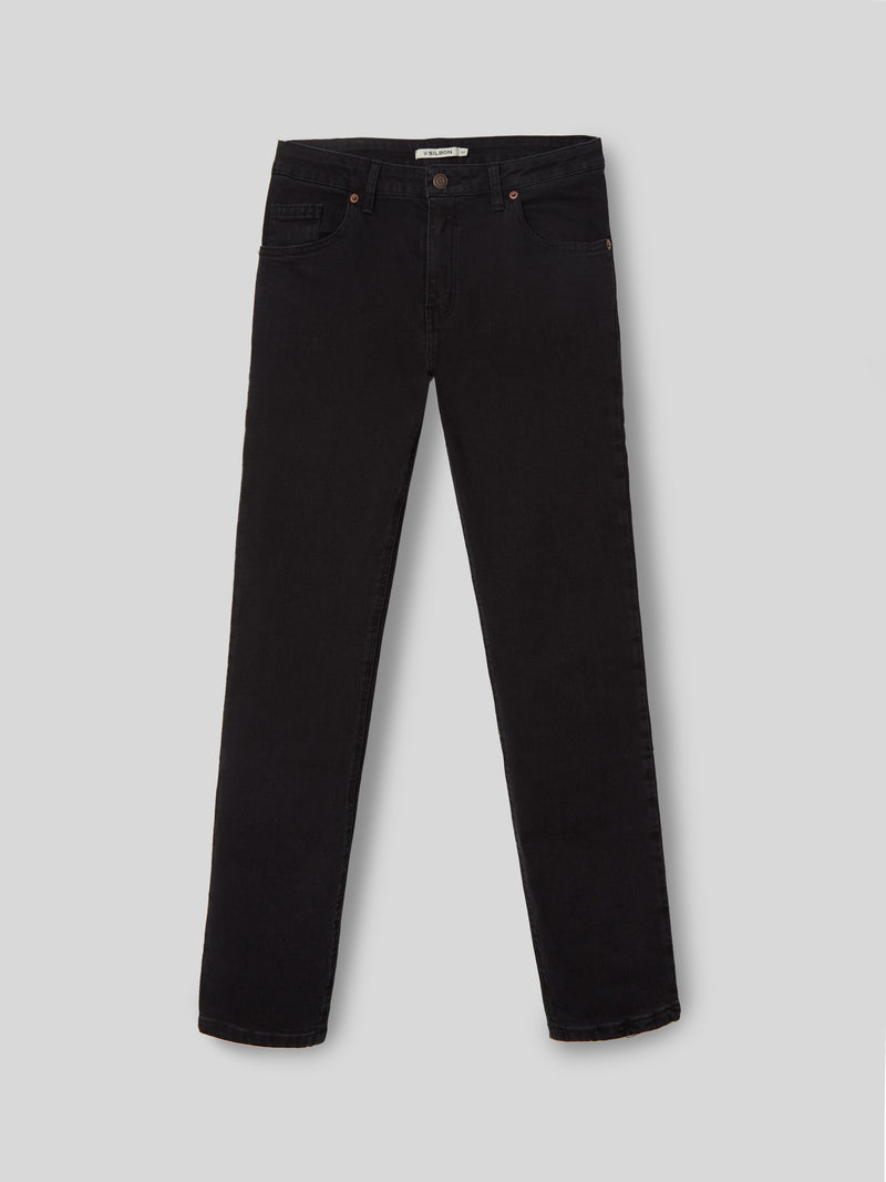 Pantalon woman slim fit negro
