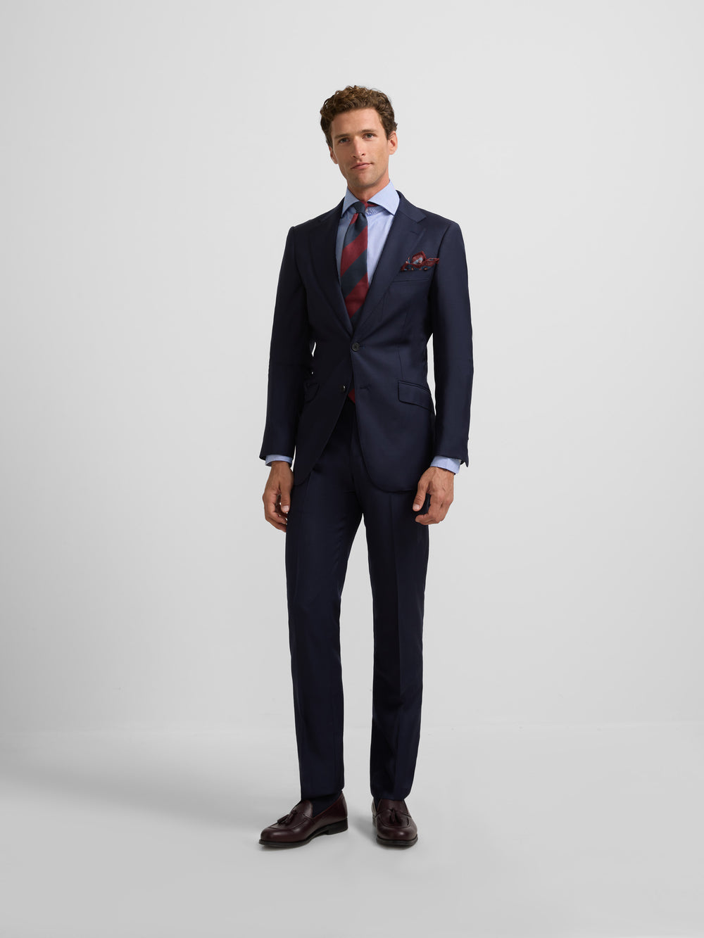 Americana traje essential azul medio