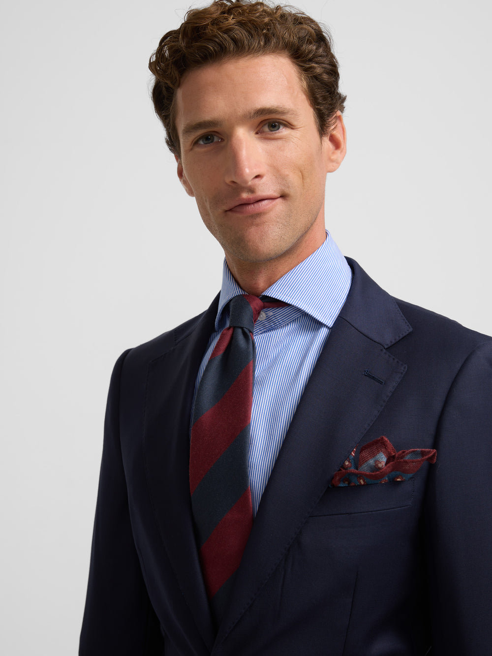 Americana traje essential azul medio