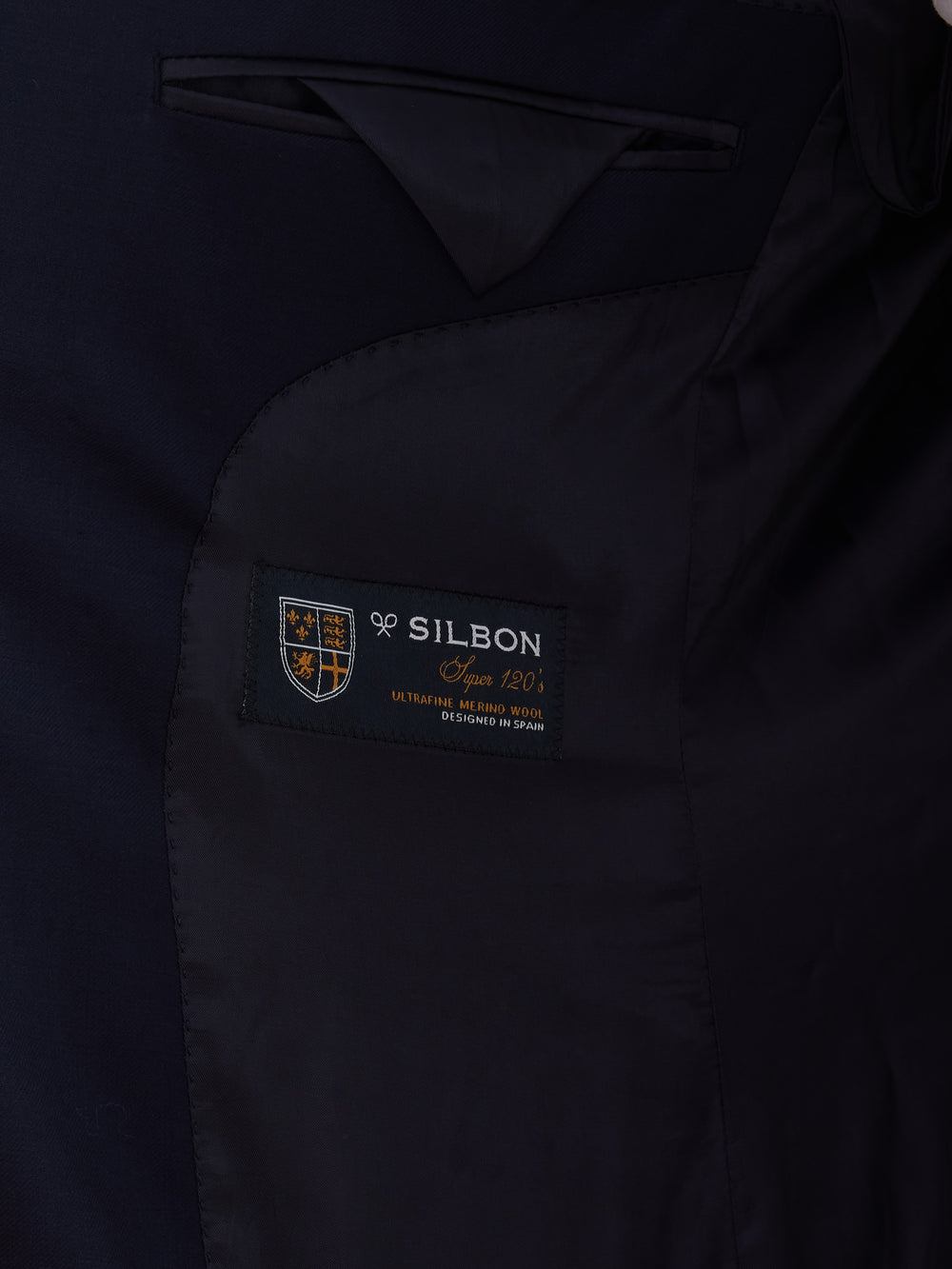 Americana traje natural stretch azul marino